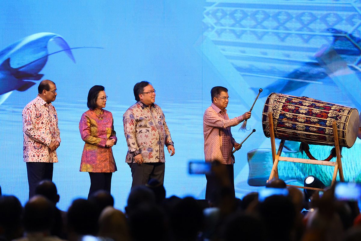 Wakil Presiden RI periode 2014-2019, Jusuf Kalla Membuka Konferensi SGDs 2019.