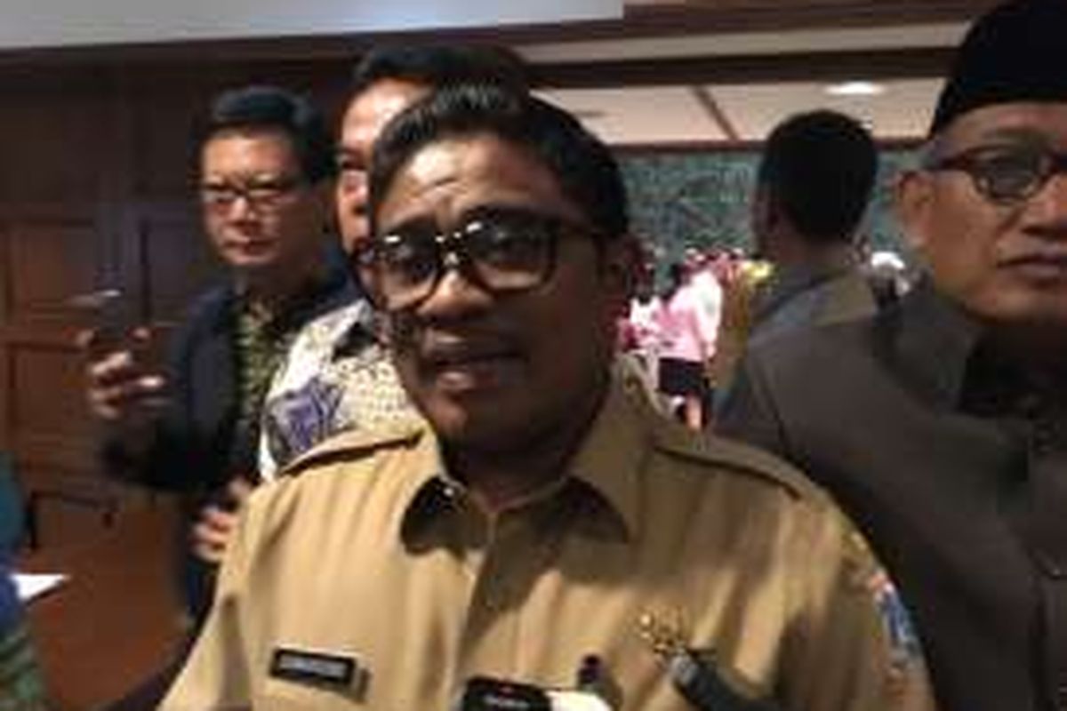 Pelaksana tugas Gubernur DKI Jakarta Sumarsono di Balai Kota DKI Jakarta, Senin (5/12/2016).