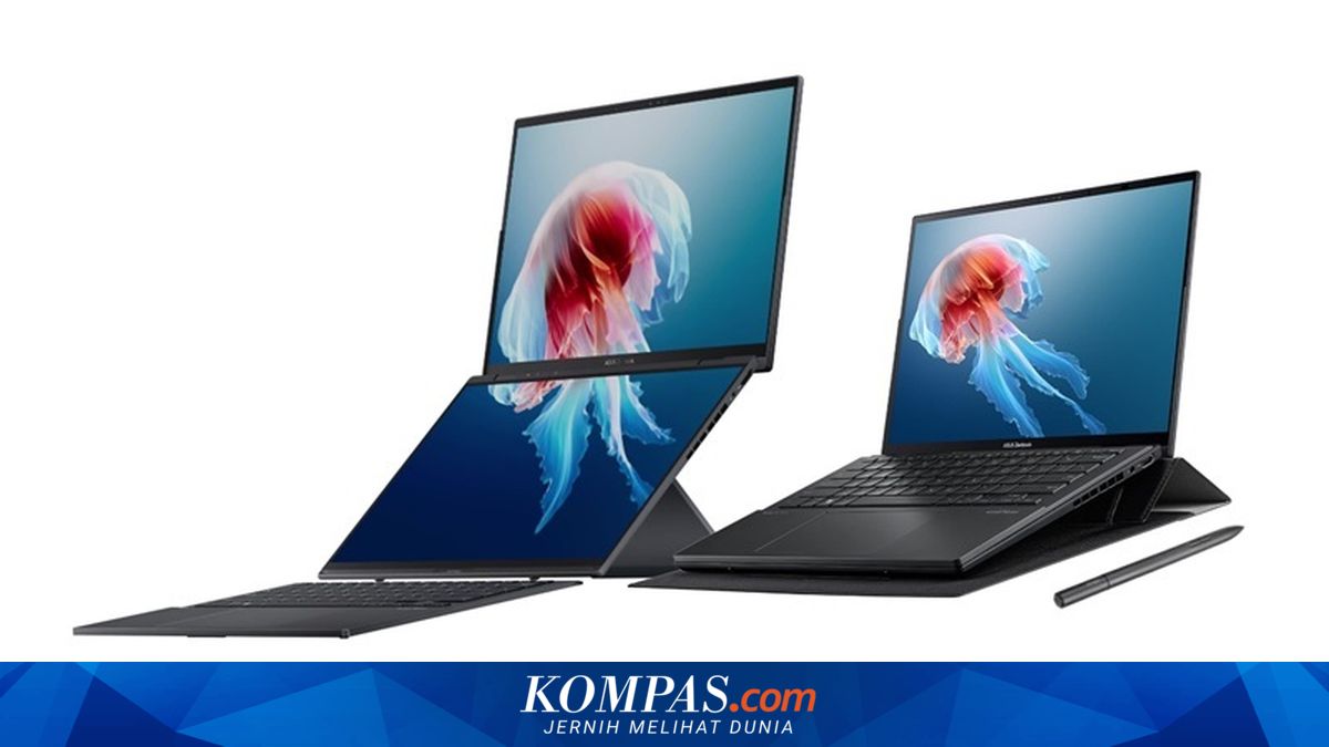 Asus Pamer Laptop dengan Layar Kembar yang Bisa Dilipat