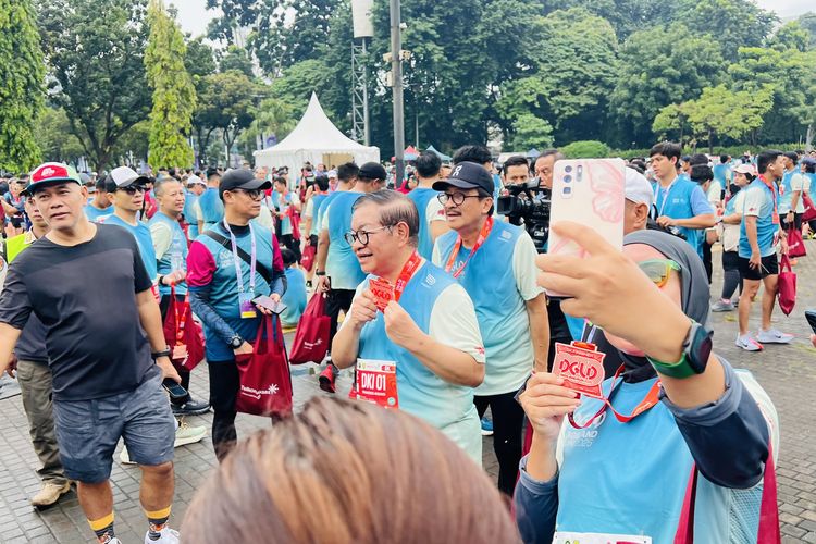 Ikut Digiland Run 2025, Pramono: Menggembirakan, Berlari 5K Waktunya di Bawah 50 Menit