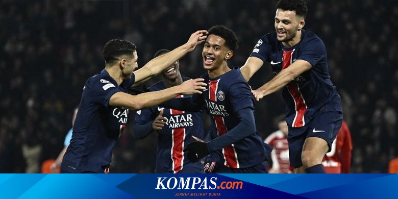 Hasil PSG Vs Brest 7-0, Kisah Tujuh Pencetak Gol Berbeda Paris - Kompas | Arenanews-1