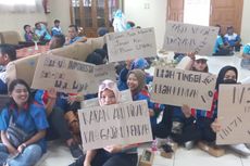 Tuntut Kenaikan UMK 15 Persen, Pekerja Demo di DPRD Kabupaten Semarang 