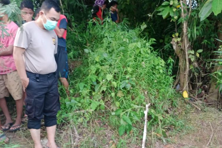 Lokasi penemuan tulang belulang pria berinisial A (46) yang berada di sekitar Jembatan Musi, Desa Tambangan, Kecamatan Bulang Tengah Suku (BTS) Ulu, Kabupaten Musi Rawas pada Kamis (27/1/2022).