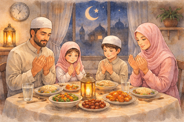 Ilustrasi doa buka puasa