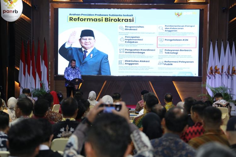 Sosialisasi PermenPANRB Nomor 19 Tahun 2025 kepada seluruh pemerintah daerah di Kantor Kementerian PANRB, Jakarta, Rabu (4/3/2026).