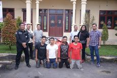 Setelah Videonya Viral, 4 Preman Pemeras Sopir Truk di Langsa Aceh Ditangkap