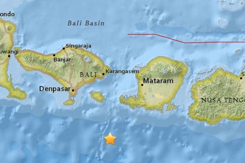 Gempa Bermagnitudo 5,2 Guncang Bali dan NTB