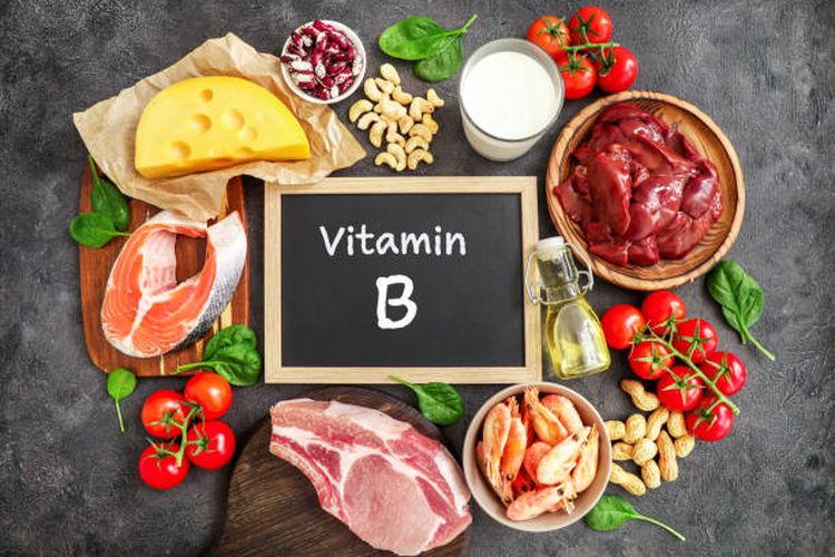 Ilustrasi vitamin B.
