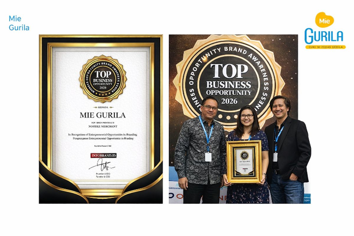 Mie Gurila Raih Gelar Peluang Bisnis Terbaik 2026 di Ajang IFBC