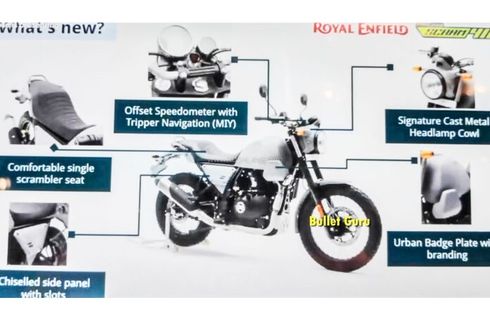 Brosur Scrambler Baru Royal Enfield Bocor di Diler