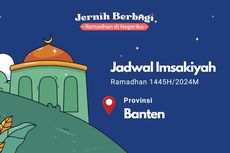 Jadwal Imsak dan Buka Puasa di Banten, 6 April 2024