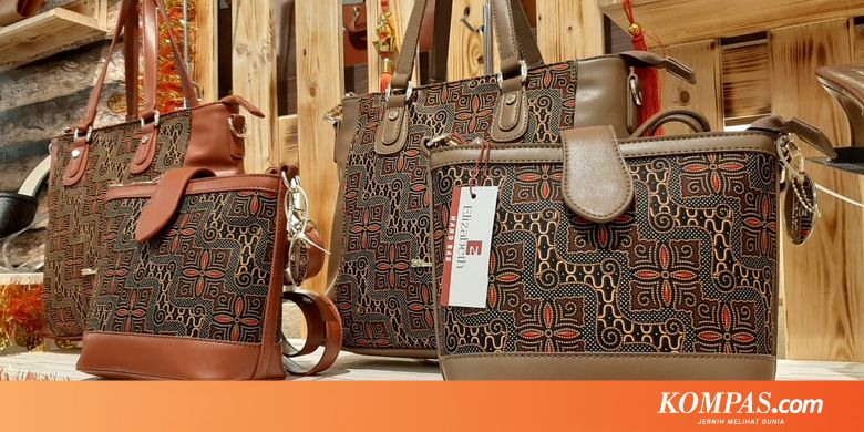 Unik, Elizabeth Bikin Tas Batik Pakai Laser