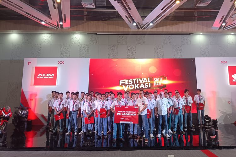 Festival Vokasi Satu Hati 2023 yang diadakan oleh Astra Honda Motor 