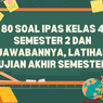 80 Soal IPAS Kelas 4 Semester 2 dan Jawabannya, Latihan Ujian Akhir Semester