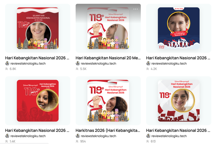 60 Link Twibbon Hari Kebangkitan Nasional 2026, serta Ucapan dan Poster Menarik