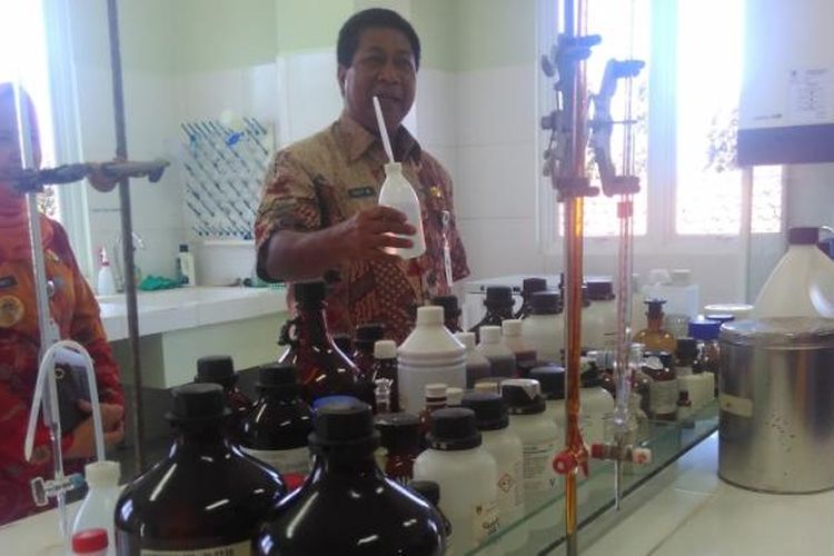 Wali Kota Magelang meresmikan laboratorium kesehatan terlengkap dan modern se-Jawa Tengah, Rabu (8/3/2017).