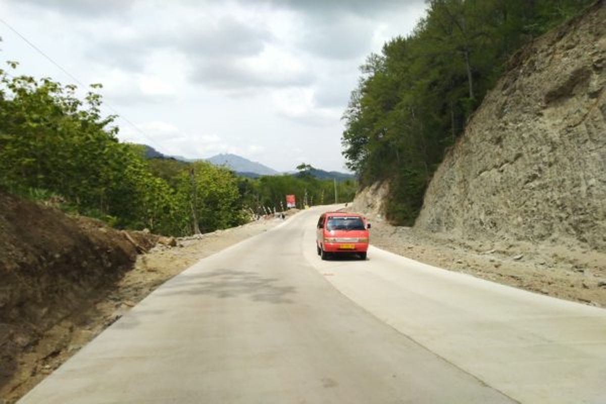 Jalan Lingkar Kota (JLK) di Segmen 2, Dusun Sumber, Desa Pare, Selogiri, Wonogiri