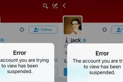 Akun Twitter Pendiri Twitter Sempat Diblokir