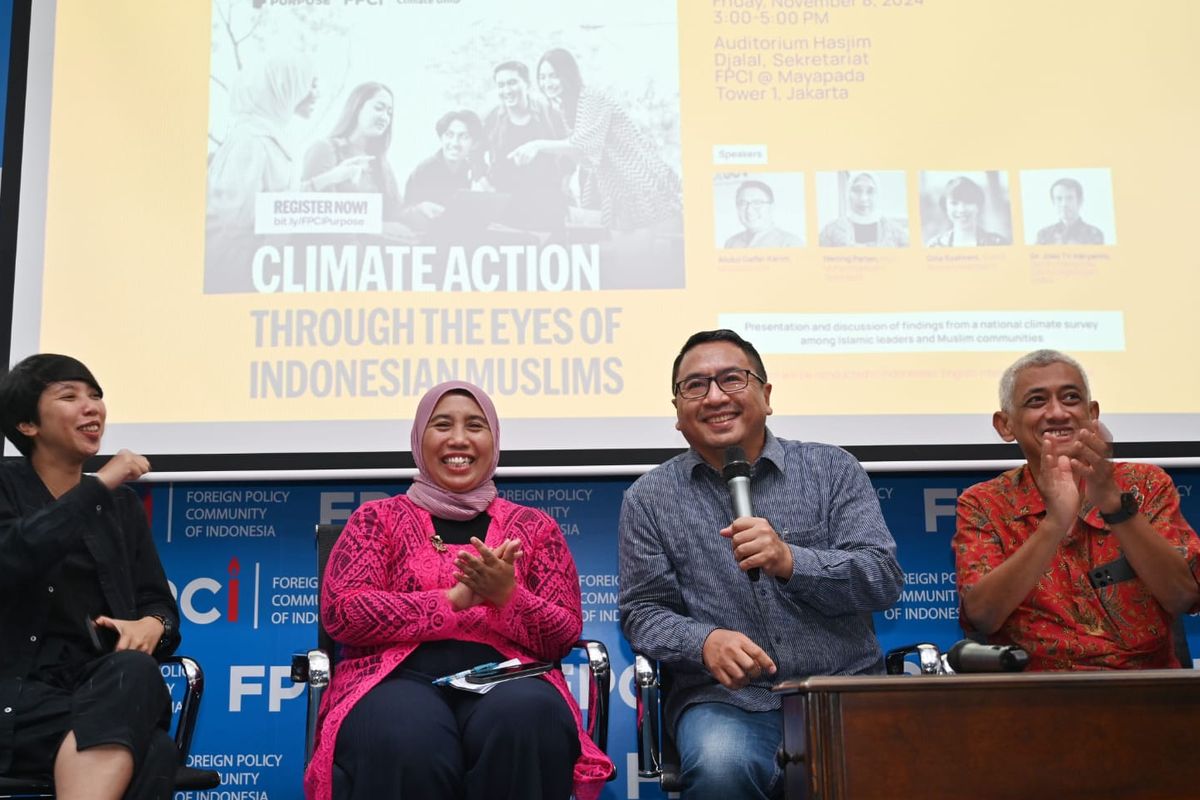 Diseminasi Survei Iklim Nasional yang dilakukan Purpose dan Foreign Policy Community of Indonesia (FPCI) 