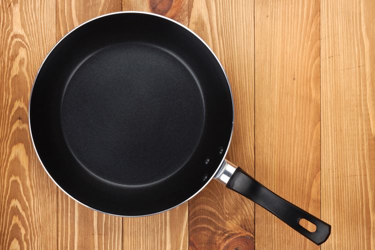 Ilustrasi wajan antilengket. 