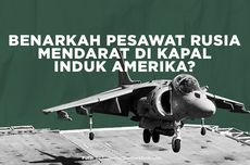 INFOGRAFIK: Benarkah Pesawat Sukhoi-35 Rusia Mendarat di Kapal Induk AS?