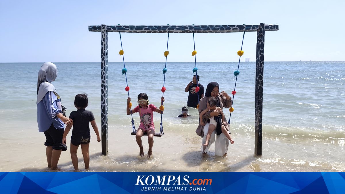Liburan Sekolah, Pantai Tengket di Bangkalan Jadi Jujukan Wisata Keluarga