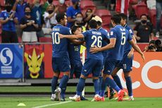 Thailand Vs Indonesia, Gajah Perang Berbalik Unggul 2-1 Berkat Gol Yooyen