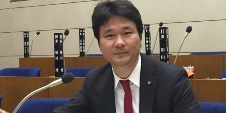 Dewan Kota Shiroi Prefektur Chiba, Kenichiro Wada, yang dilarang masuk Hong Kong lantaran dituduh mendukung kemerdekaan Taiwan.