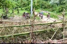 Jalan Desa Diblokade Calon Kades Kalah, Warga Tak Bisa Jual Hasil Tani