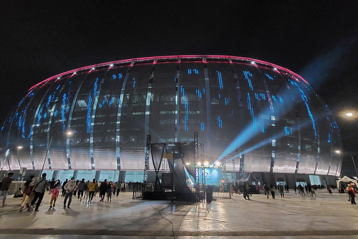 Jakarta International Stadium (JIS) akan resmi dibuka melalui Grand Launching #StadionKita pada Minggu (24/7/2022).