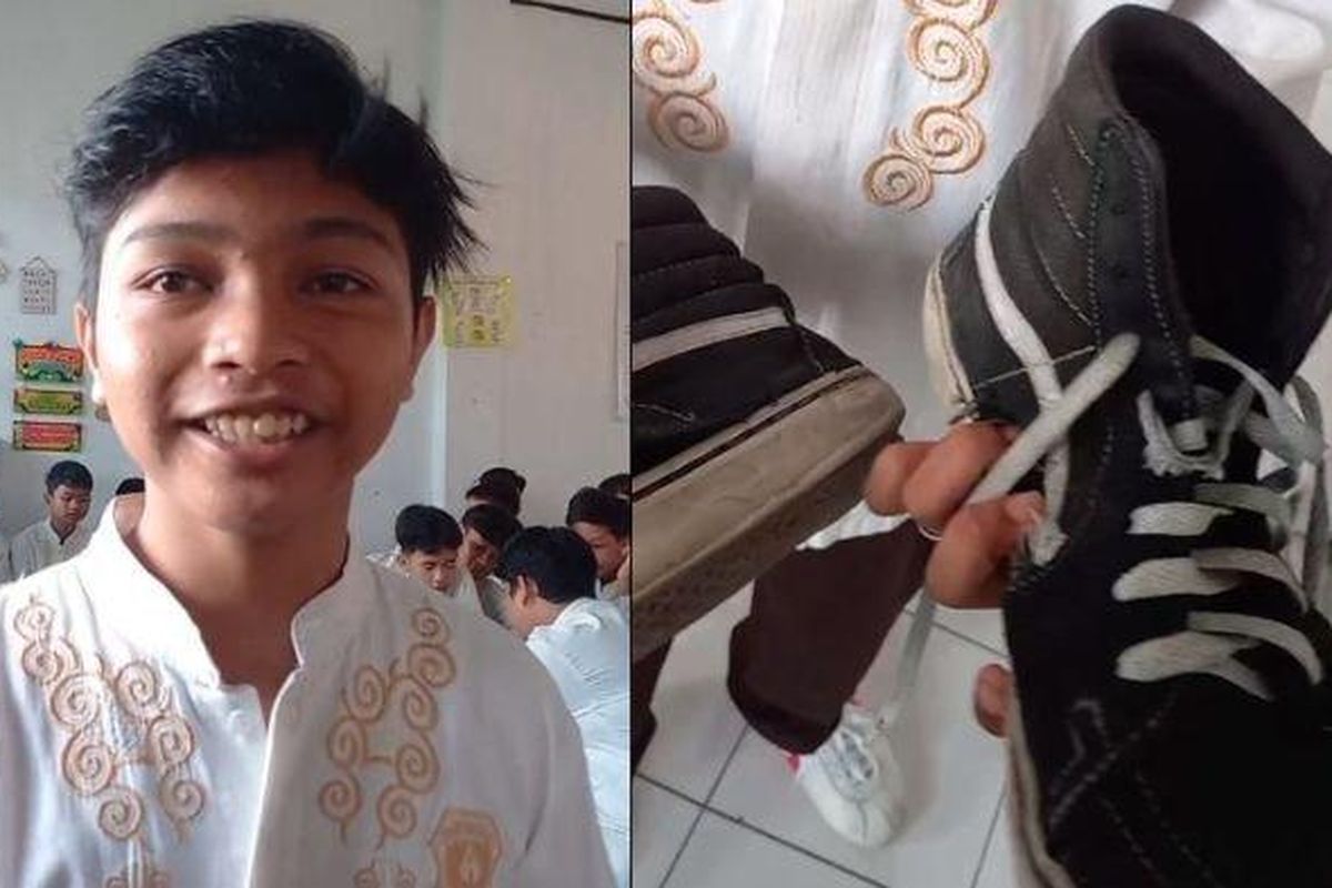 Murid SMPN 3 Tasikmalaya, Rafi adalah sosok yang berinisiatif untuk patungan membeli sepatu baru untuk temannya hingga kisahnya viral di media sosial. 

