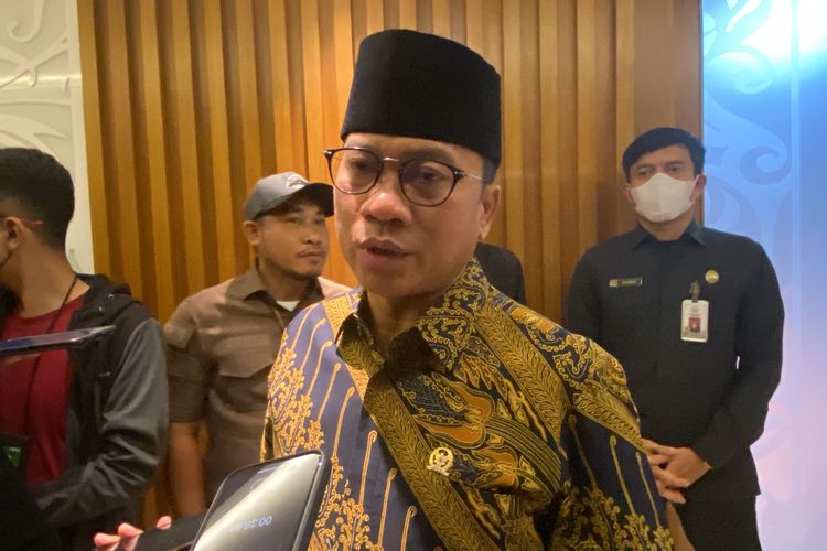 Wakil Ketua MPR Yandri Susanto di Kompleks Parlemen Senayan, Jakarta, Selasa (24/1/2023).