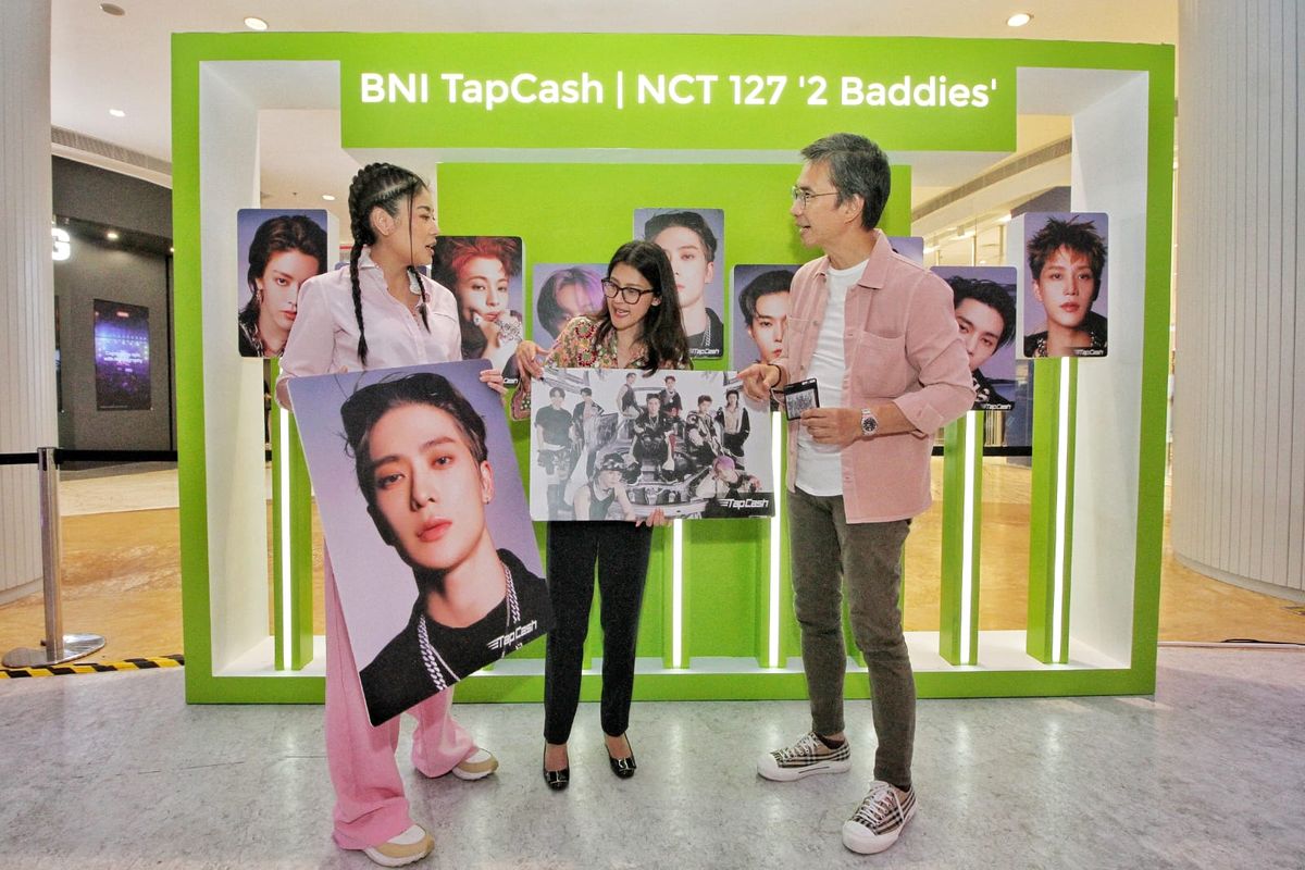 PT Bank Negara Indonesia (Persero) Tbk atau BNI merilis kartu TapCash spesial desain NCT 127 ‘2 Baddies’.