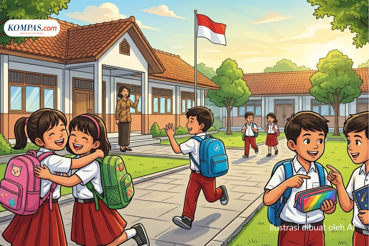 Ilustrasi Kapan Masuk Sekolah SD, SMP, dan SMA Setelah Lebaran 2026? Ini Jadwal Resmi dan Rinciannya