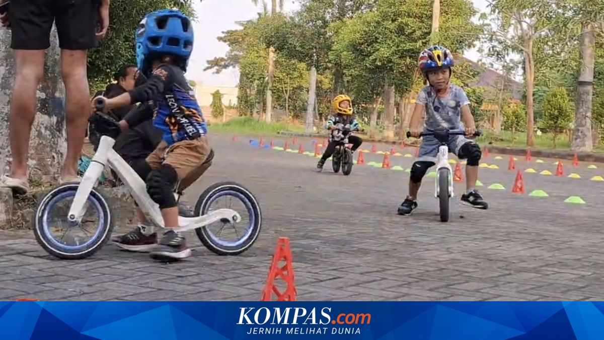 Latihan Pushbike Ganti Kebiasaan Anak Main Gadget Saat Libur Sekolah di Bangkalan