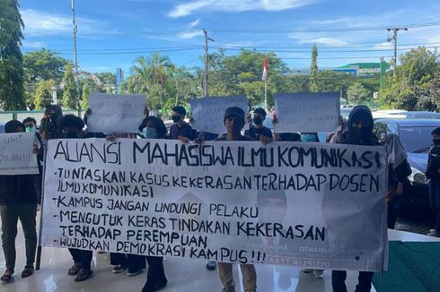 Protes Penganiayaan Dosen oleh Rekannya, Mahasiswa UMI Gelar Aksi Bisu