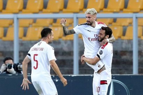 Hasil Liga Italia Lecce Vs AC Milan, Rossoneri Berpesta Gol