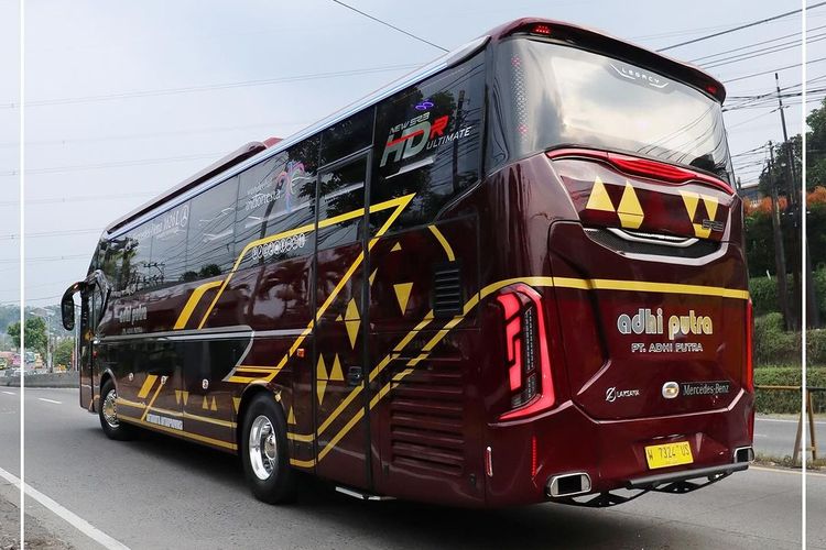 Bus baru PO Adhi Putra