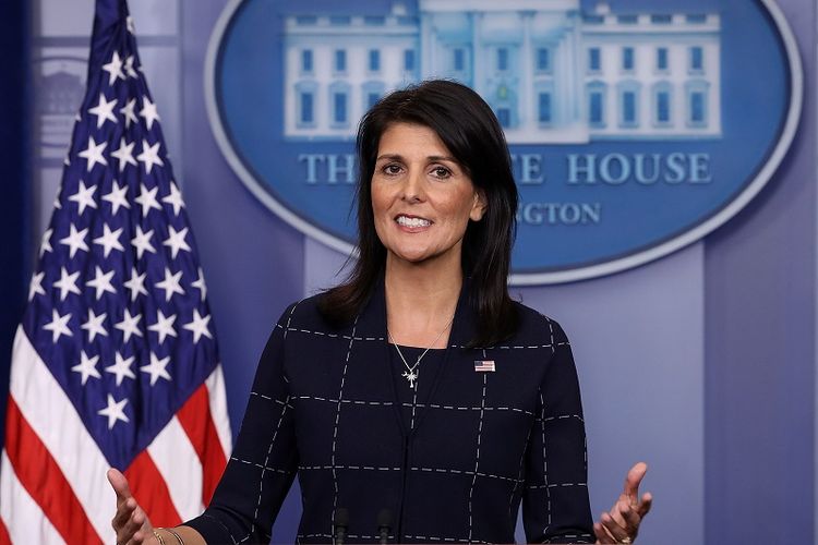 Dubes AS untuk PBB, Nikki Haley.