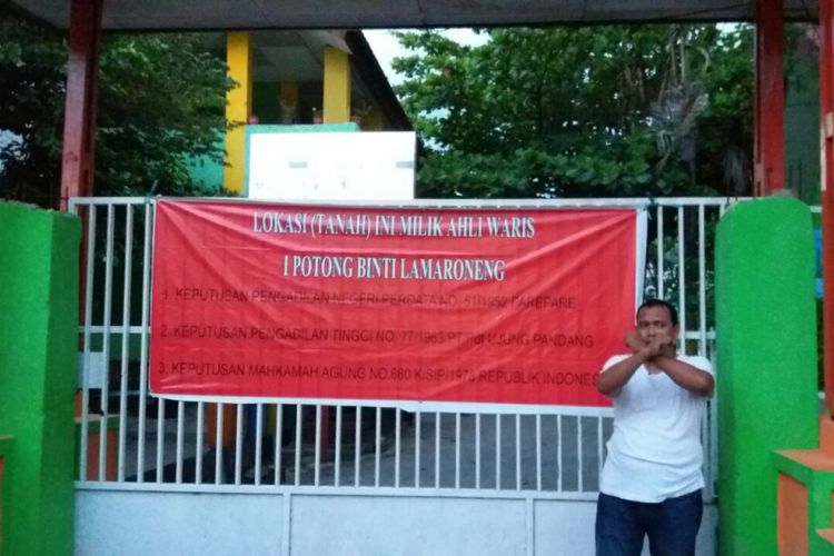 Pemilik Lahan Kembali Menyegel SMP Negeri 9 Parepare