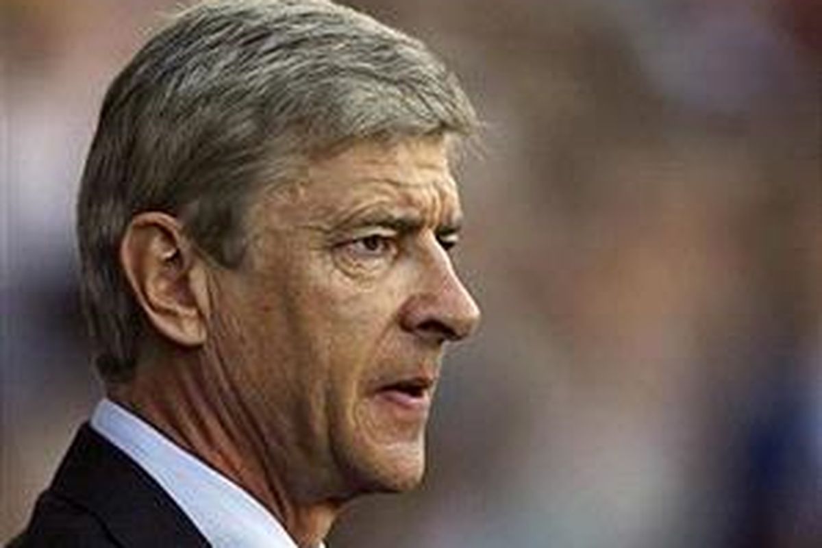 Pelatih Arsenal, Arsene Wenger.