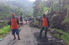 Hujan Deras, Longsor dan Tanah Retak Ancam 5 Keluarga di Gunungkidul