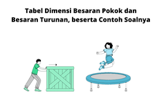 Tabel Dimensi Besaran Pokok dan Besaran Turunan, beserta Contoh Soalnya