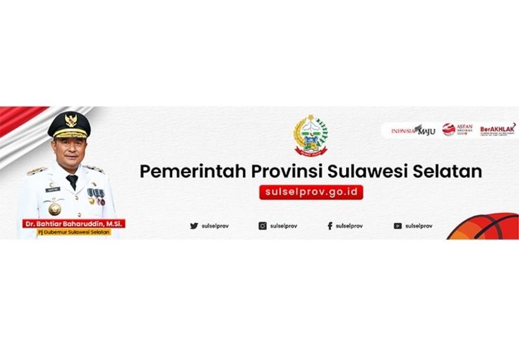 Penjabat (Pj) Gubernur Sulawesi Selatan (Sulsel) Bahtiar Baharuddin