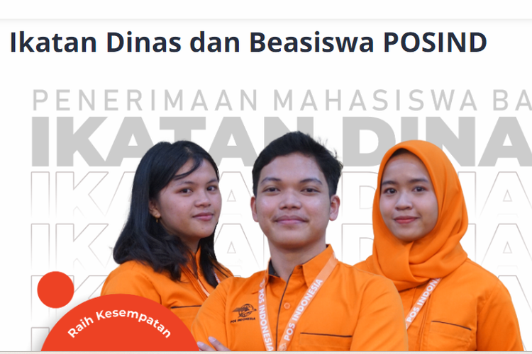 PT Pos Indonesia (Persero) memberikan beasiswa bagi mahasiswa ULBI untuk menjadi Pegawai PT Pos Indonesia (Persero) melalui Program Ikatan Dinas Calon Pegawai PT Pos Indonesia (Persero).