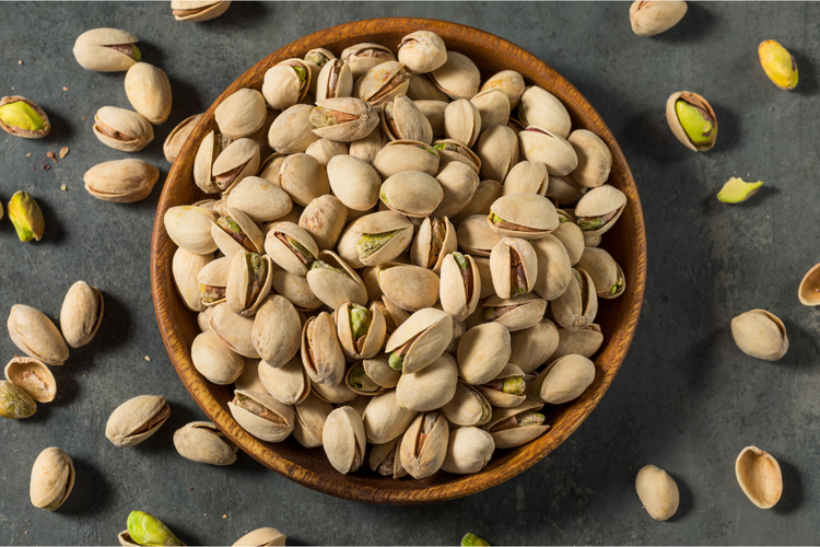 illustration of pistachio nuts.