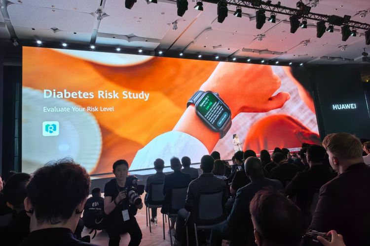 Huwei Watch Fit 5 Pro dilengkapi dengan fitur pengukur risiko diabetes. Fitur ini mengandalkan sensor pada smartwatch untuk mengumpulkan data fisiologis pengguna.