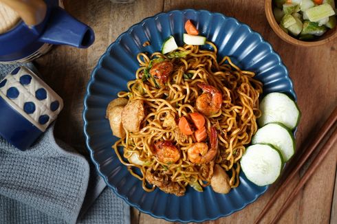 Resep Bakmi Goreng Ayam Udang, Hidangan Imlek Praktis 