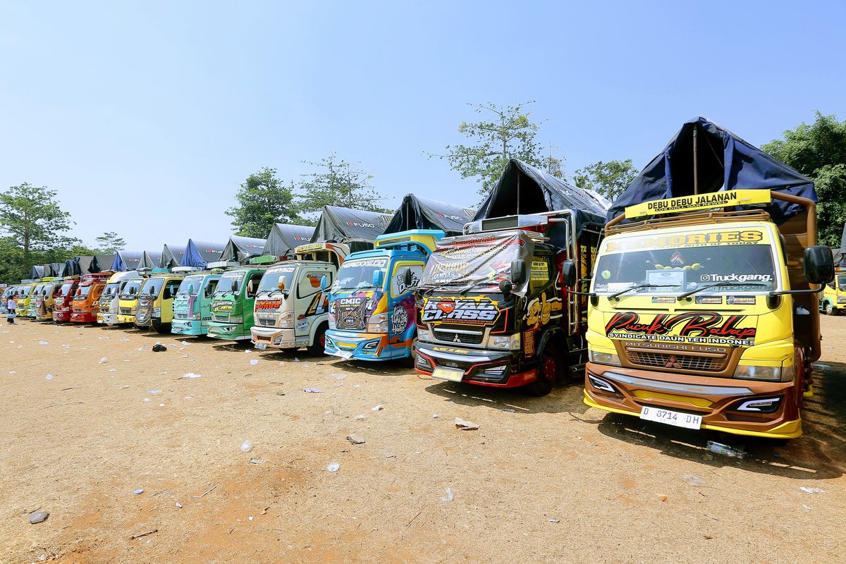 Modiifkasi truk di Jamnas ke-10 Canter