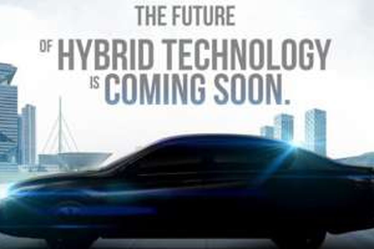 Teaser Honda Accord Hibrida yang dipamerkan di situs resmi Honda Thailand.